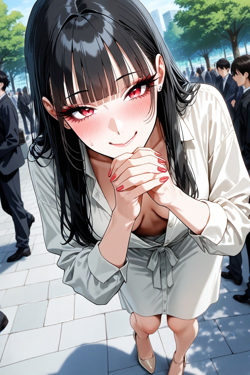Bust Shot, High Resolution, Slightly Forward Hentai AI Porn