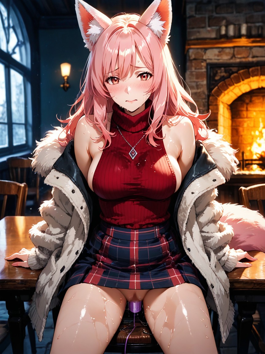 Peach White Skin, 18+, Digital Art Hentai AI Porn