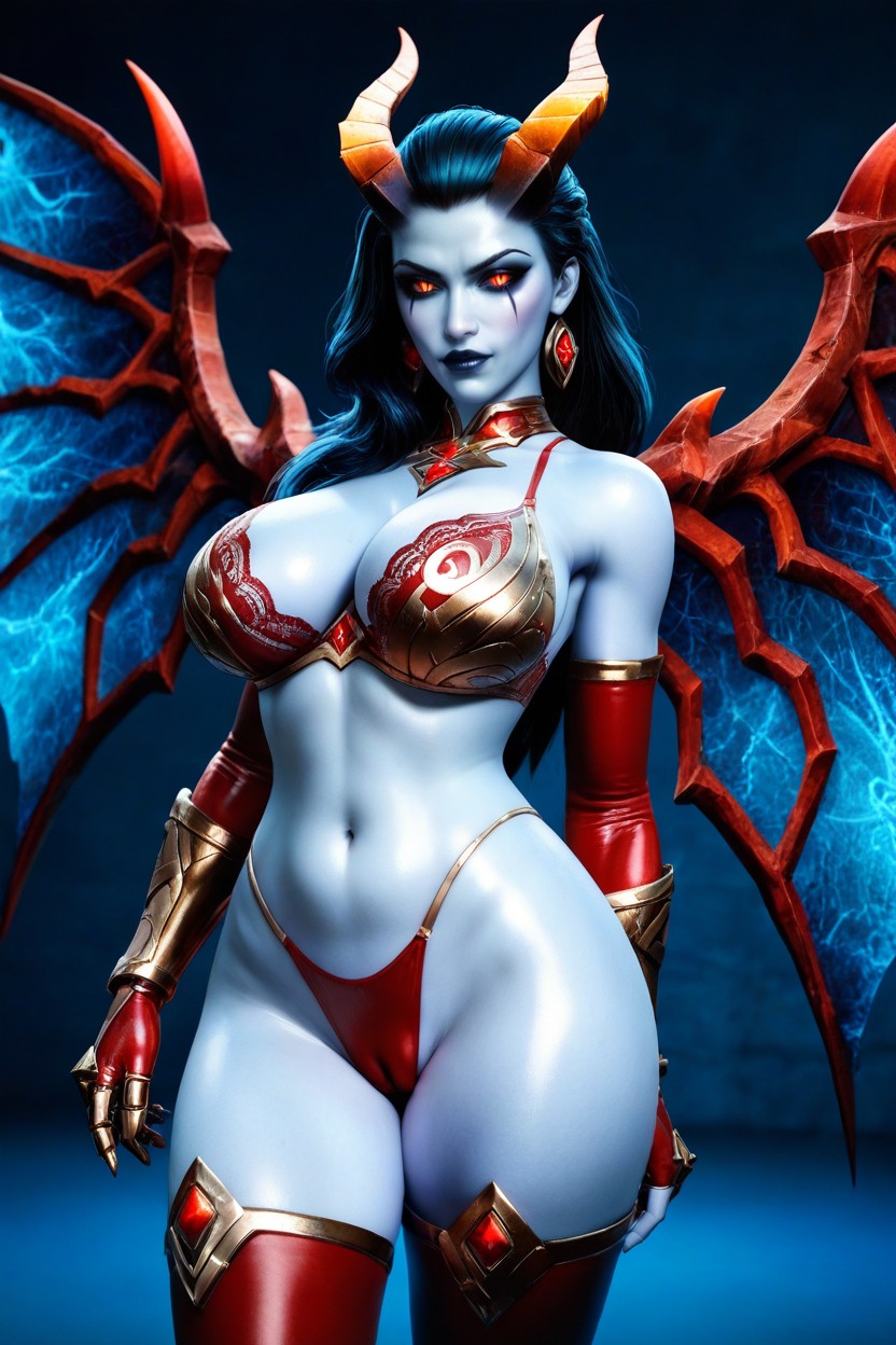 Gothic Makeup, Dramatic Chiaroscuro, Looking Over Shoulder Hentai AI Porn