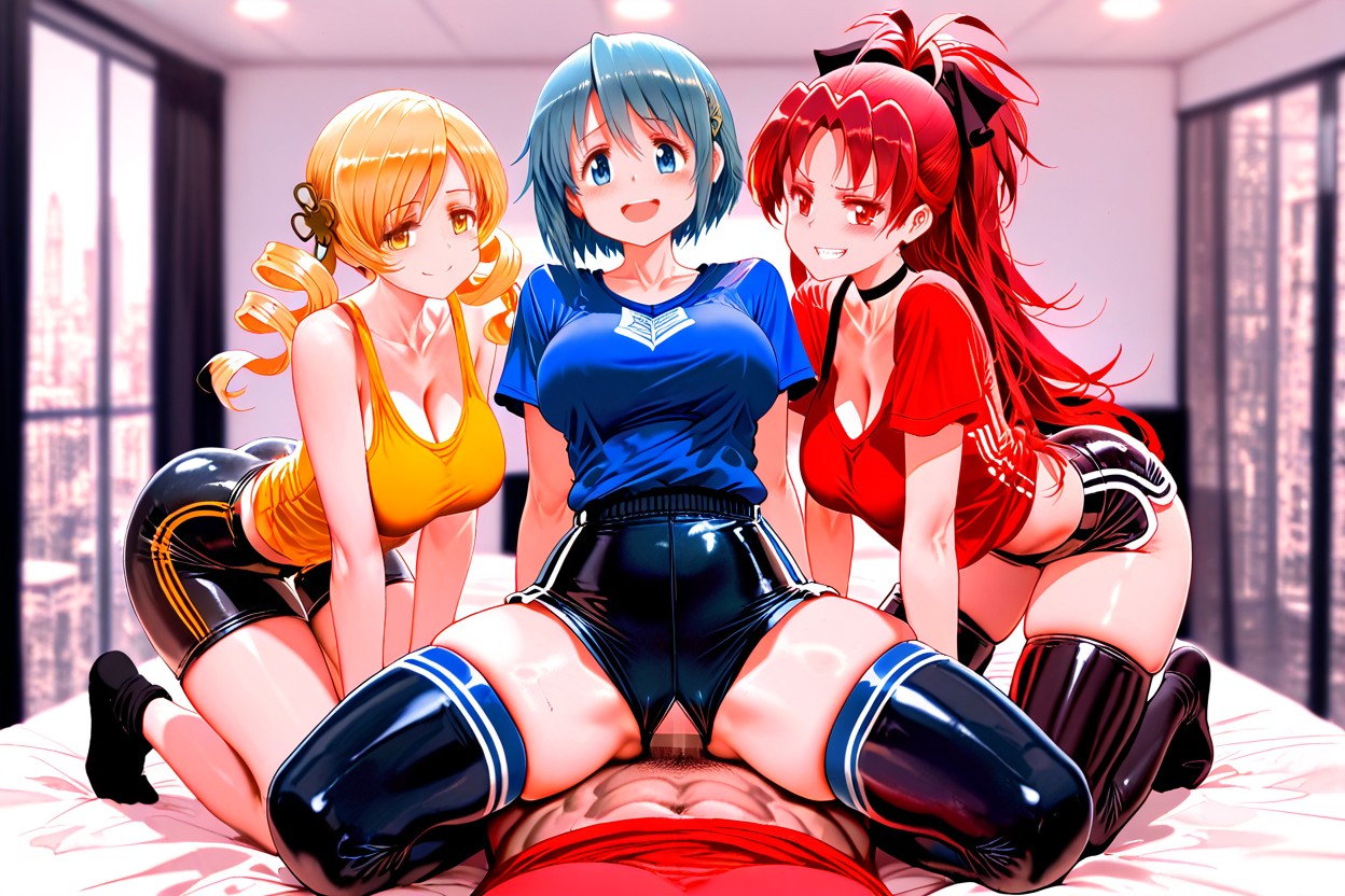 3 People, Harem Of Three, Sportsshorts Hentai AI Porn