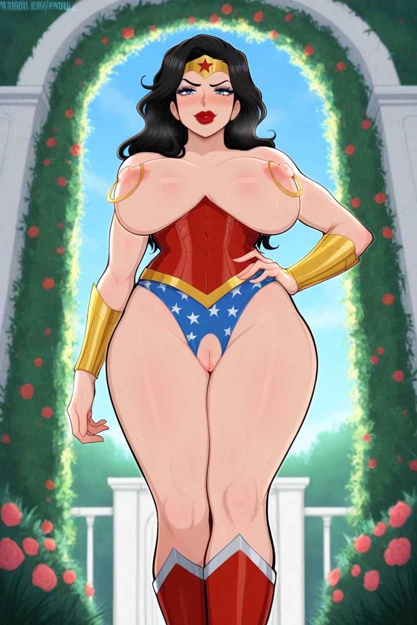 Big Red Lips, Bimbo, Horny Hentai AI Porn