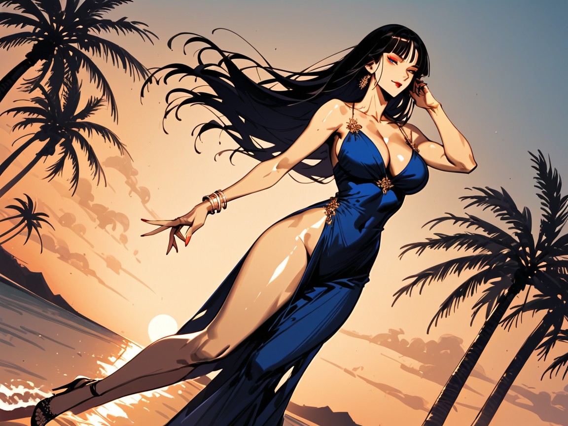 Peau Grasse, Yeux Bleus, Floating In The Air Porno IA Hentai