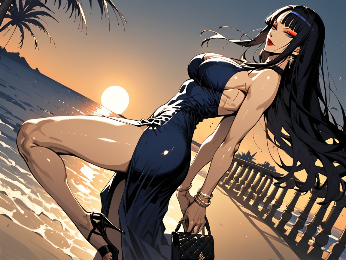 Flying In Forward Motion, Dusk, Gros Seins Porno IA Hentai