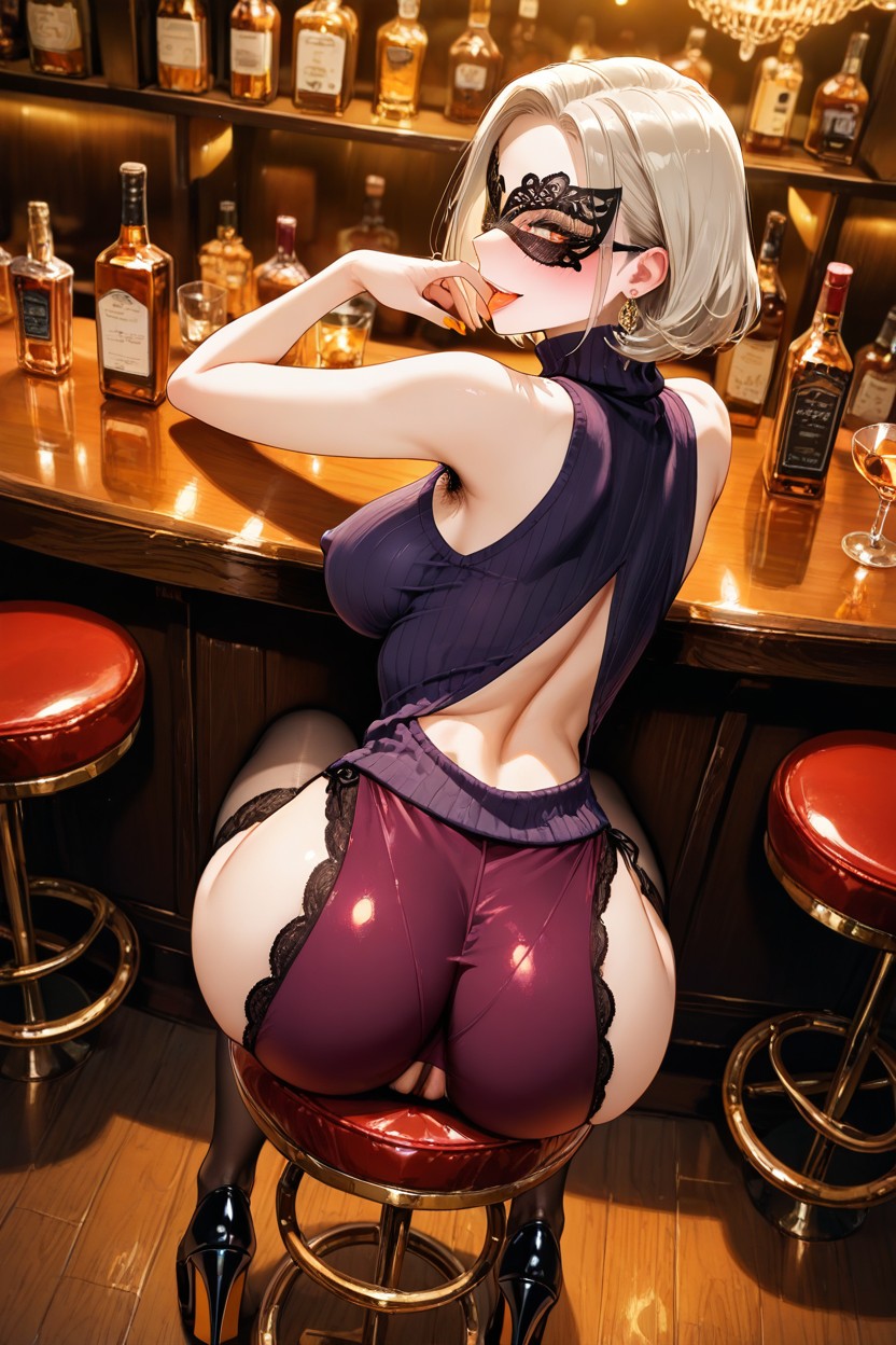 Excited Face, From Behind, Se Pencher Porno IA Hentai