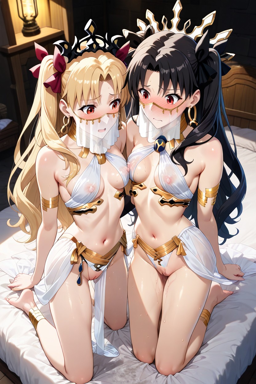 Kneeling, Pussy Leaking, Jutting Breast ヘンタイAIポルノ
