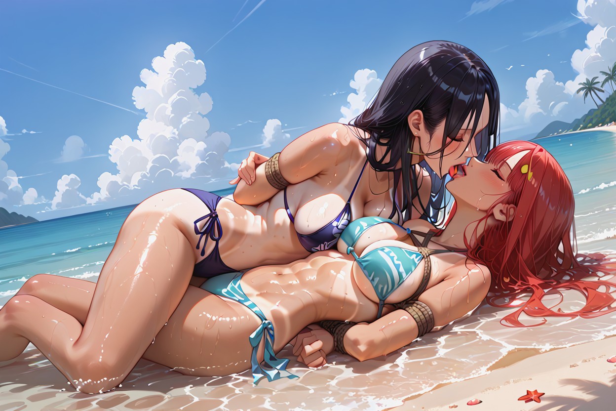 Laying Down, 30+, Bounce Lines Hentai IA