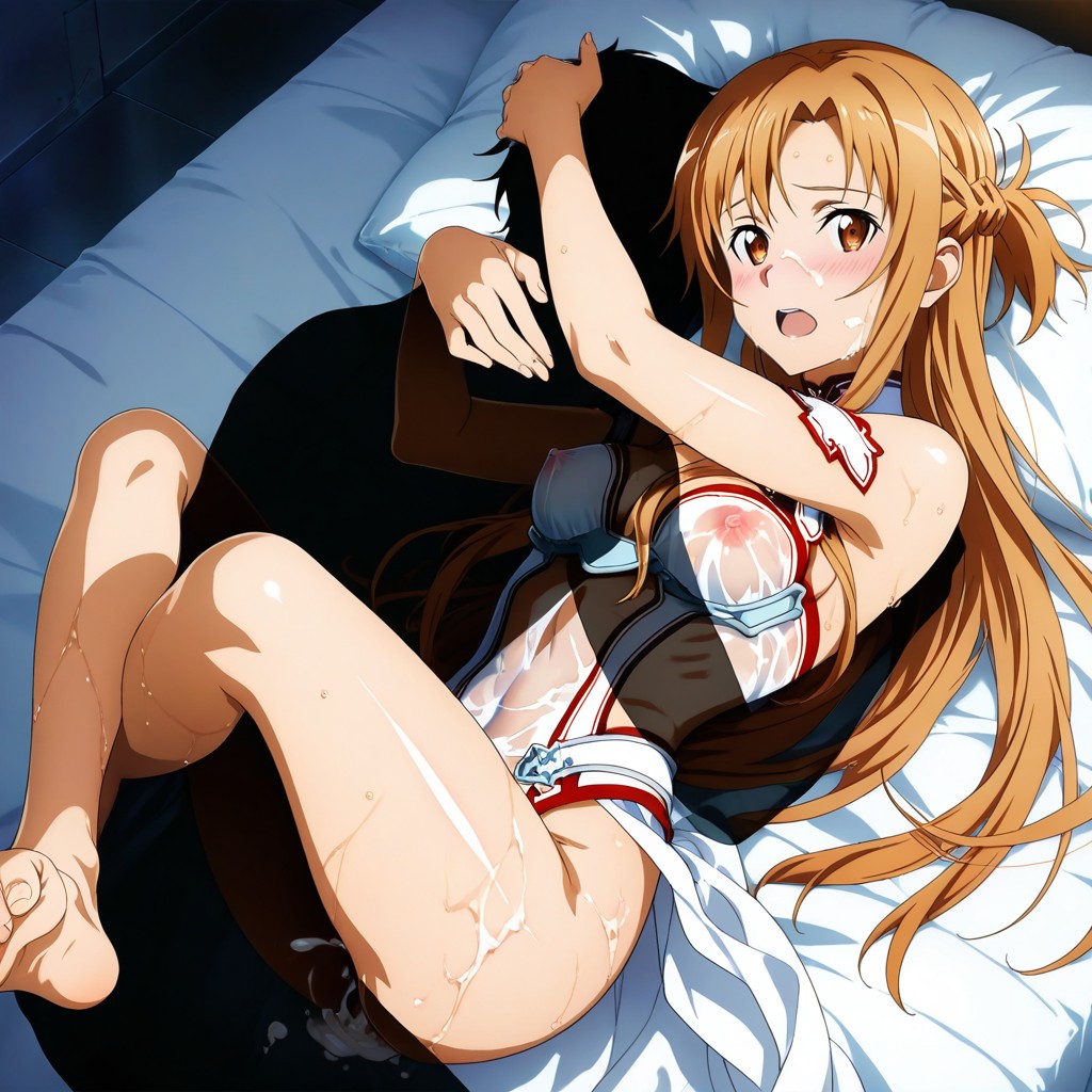Girl, Hug, Breast Exposed Hentai AI Porn