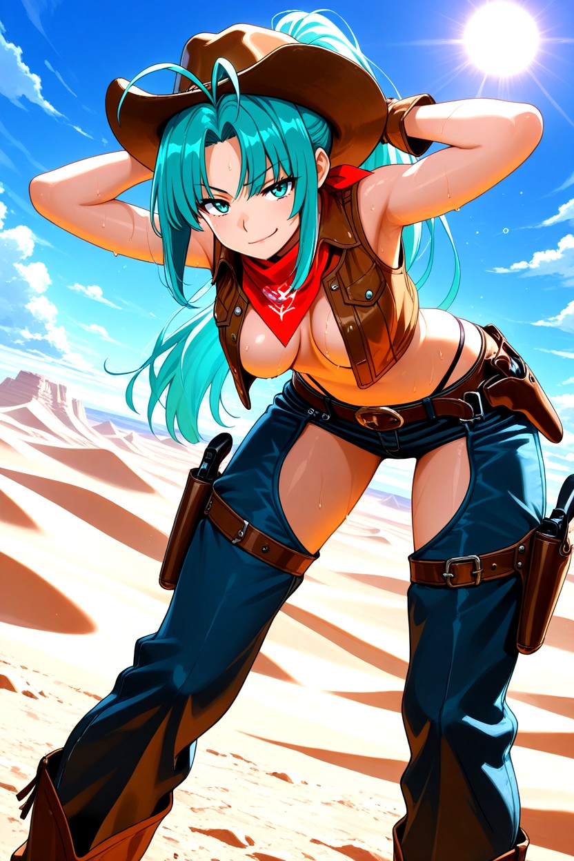 From Below, Scenery, Standing Hentai AI Porn