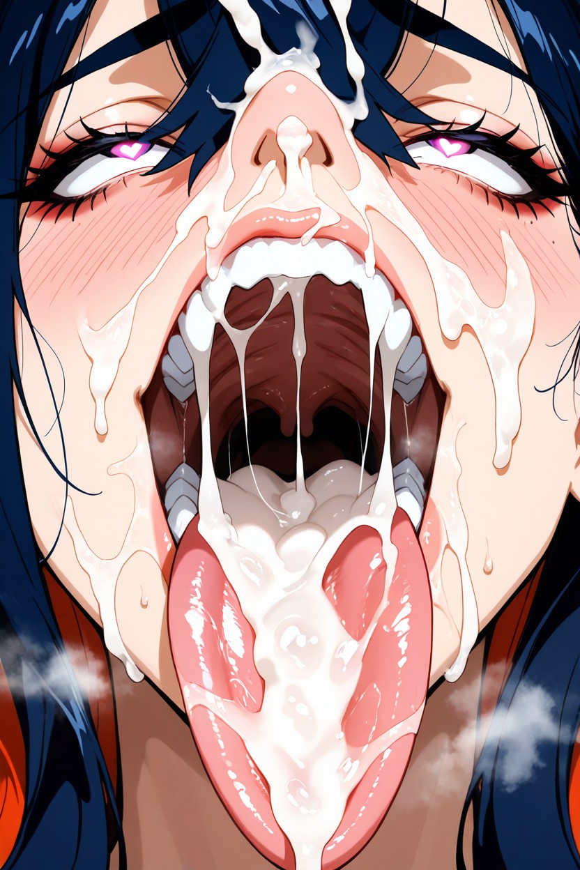 Close Up Mouth, Super Focus On Tongue, Very Focus On Tongue Hentai AI Porn