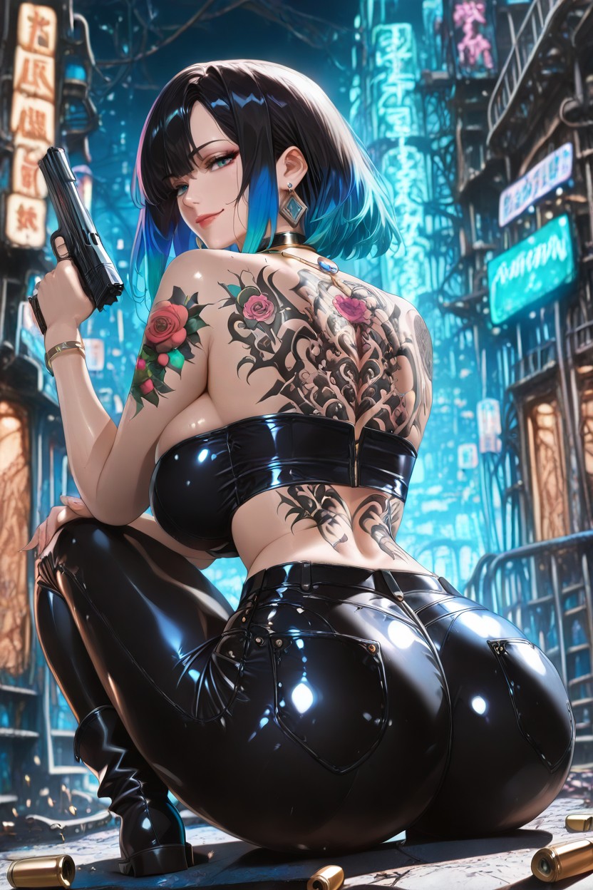 High_detailed, Leather Pants, Perfect Anatomy Hentai AI Porn