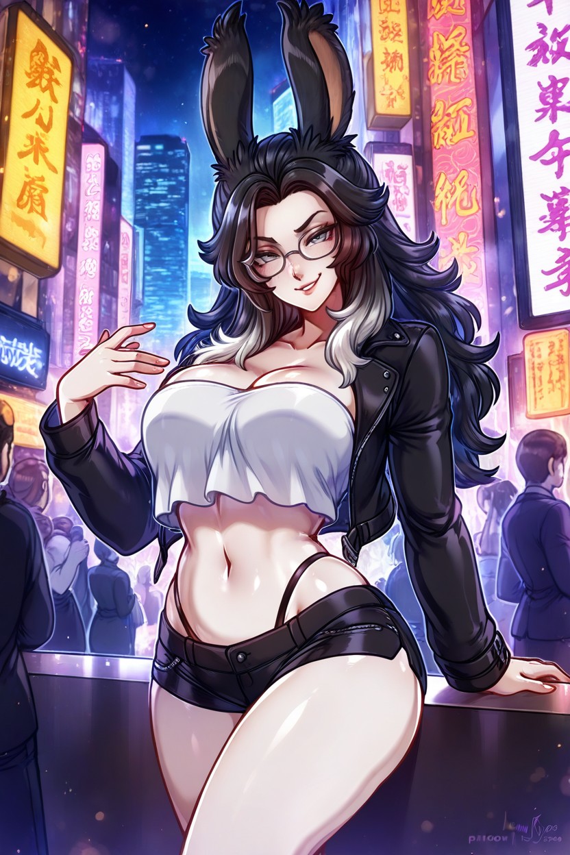 1 Person, Silver Eyes, Waist Up Shot Hentai AI Porn