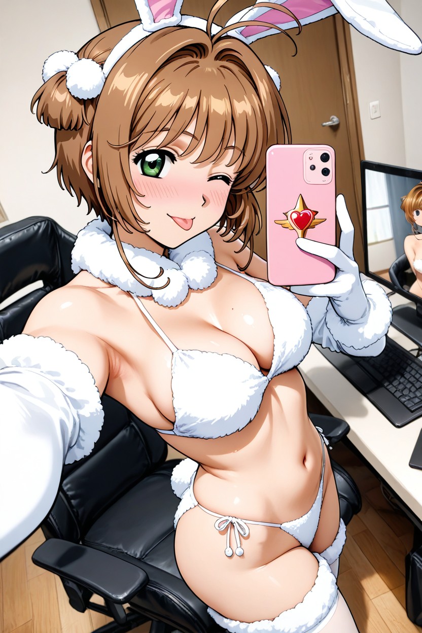 Wink, Perfect Body, Taking Selfie Hentai AI Porn
