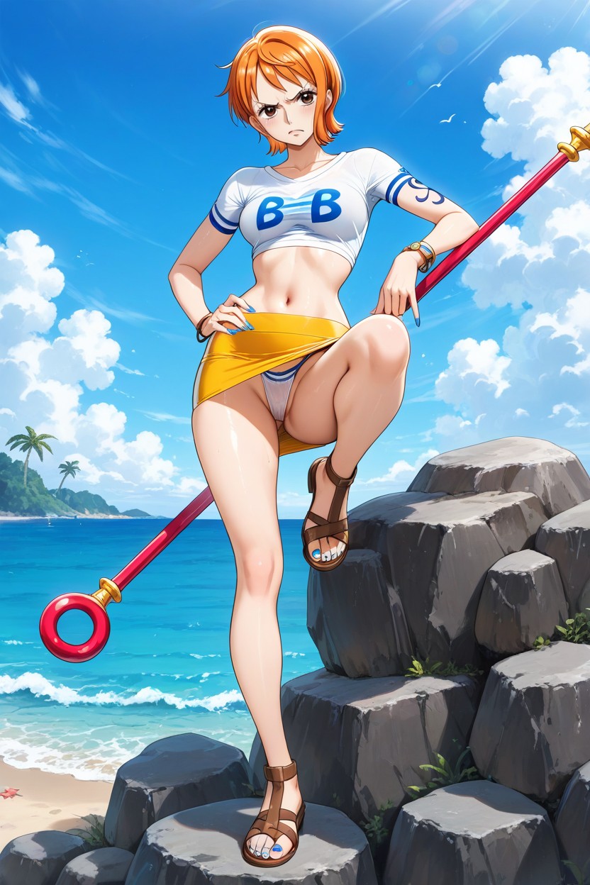 Blue Nails, 18+, Feet Hentai AI Porn
