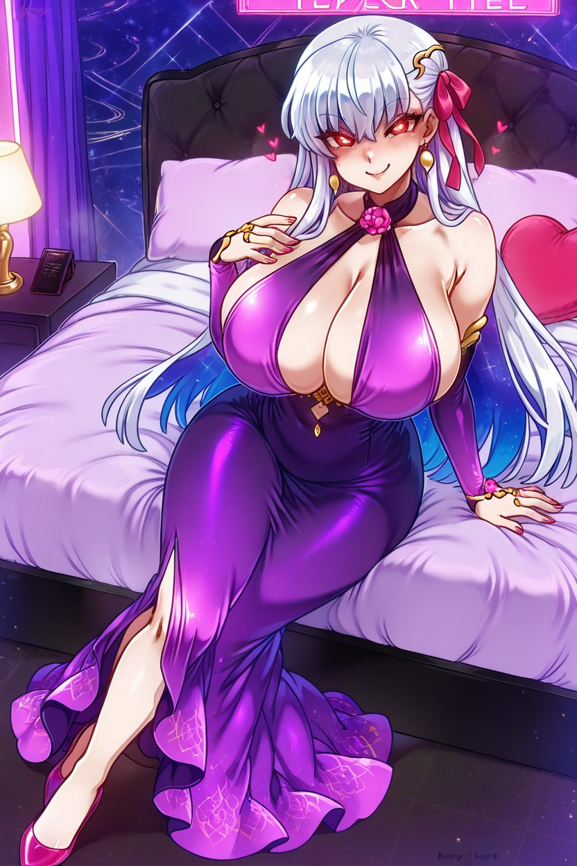 25+, Halter Neck, Merunyaa Artstyle Hentai AI Porn