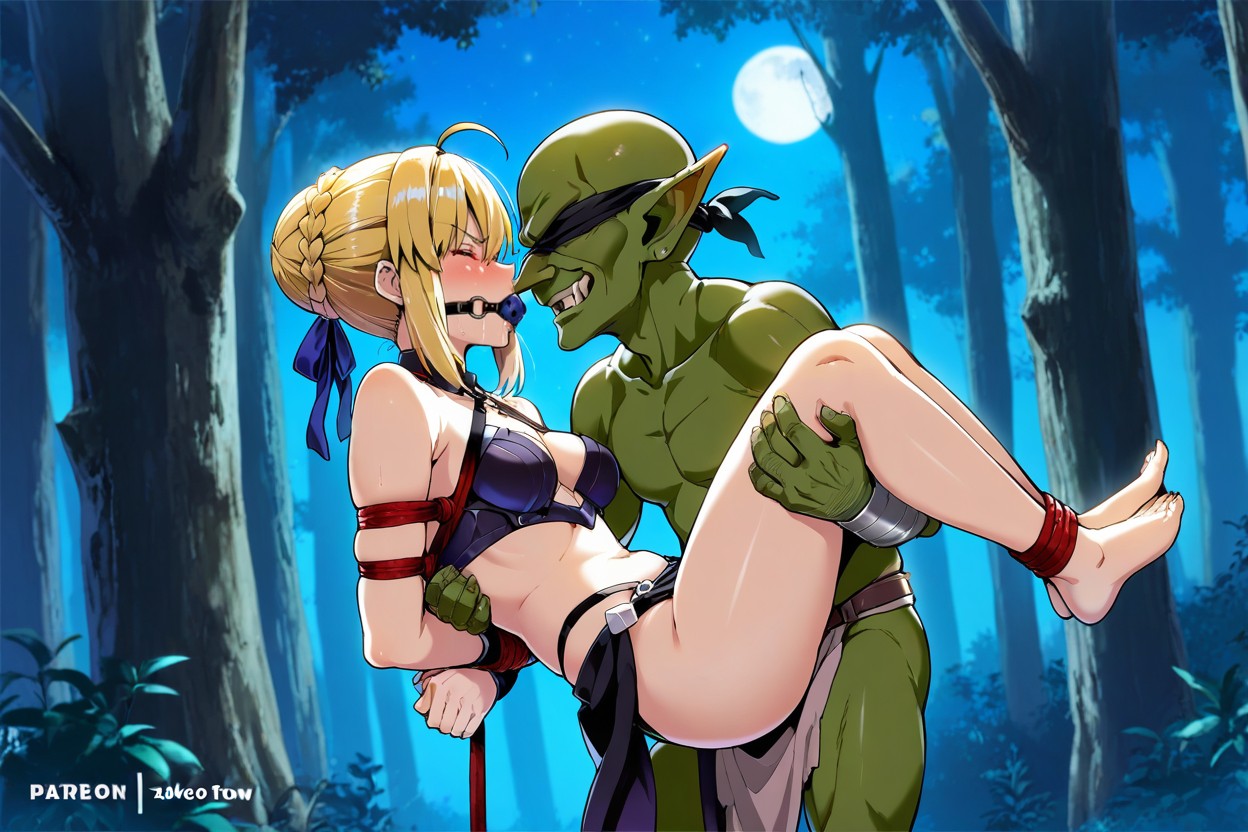 Physical Contact, Fighting Stance, Restrained Hentai AI Porn