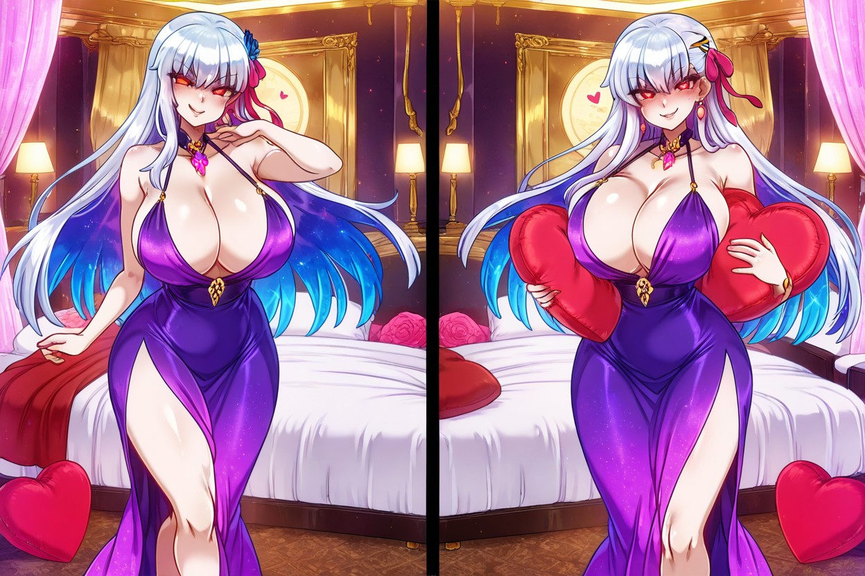 Looking At Viewer, Heart Eyes, Long Length Hentai AI Porn