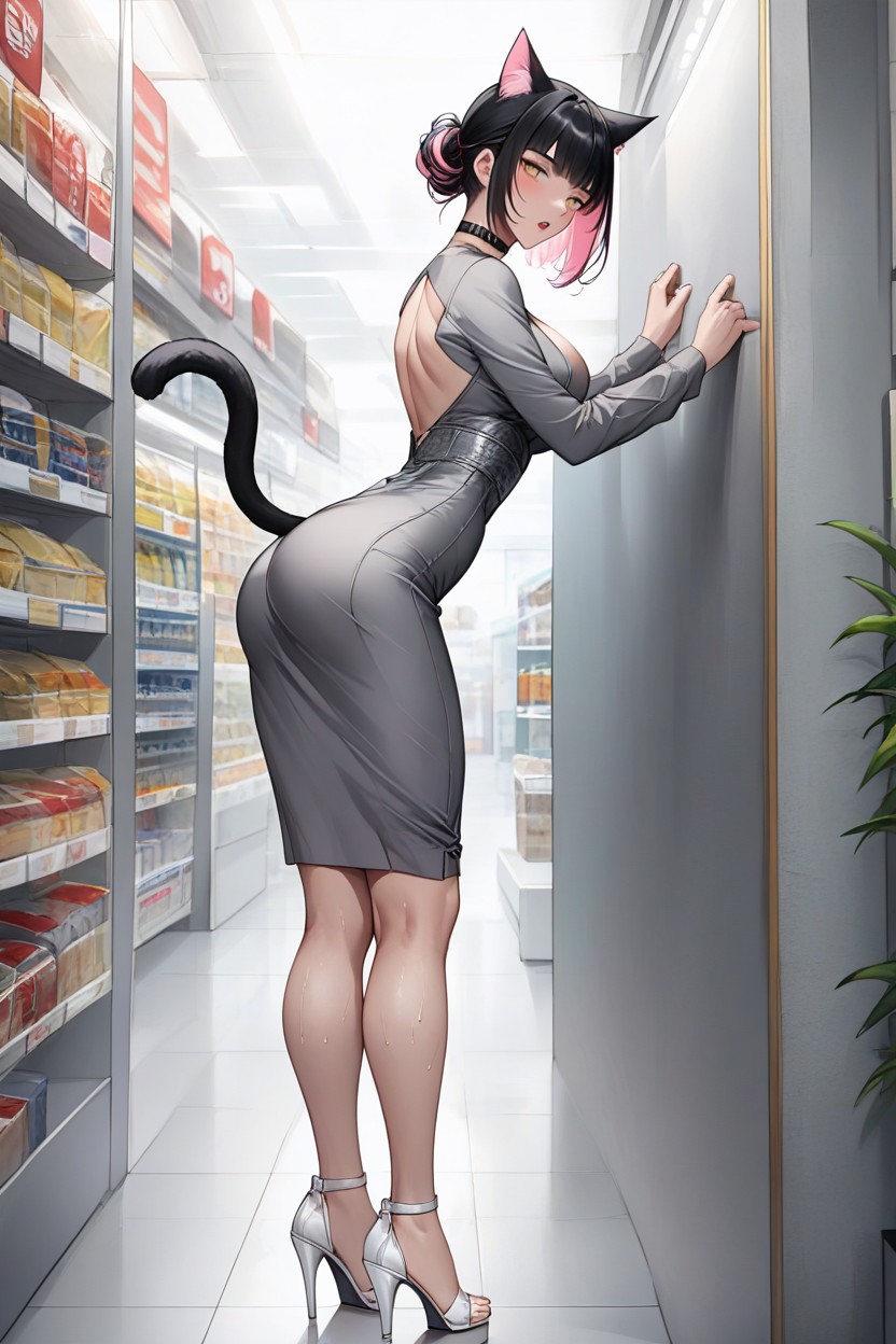 Head Turn Around, Wide, Ass Up Hentai AI Porn