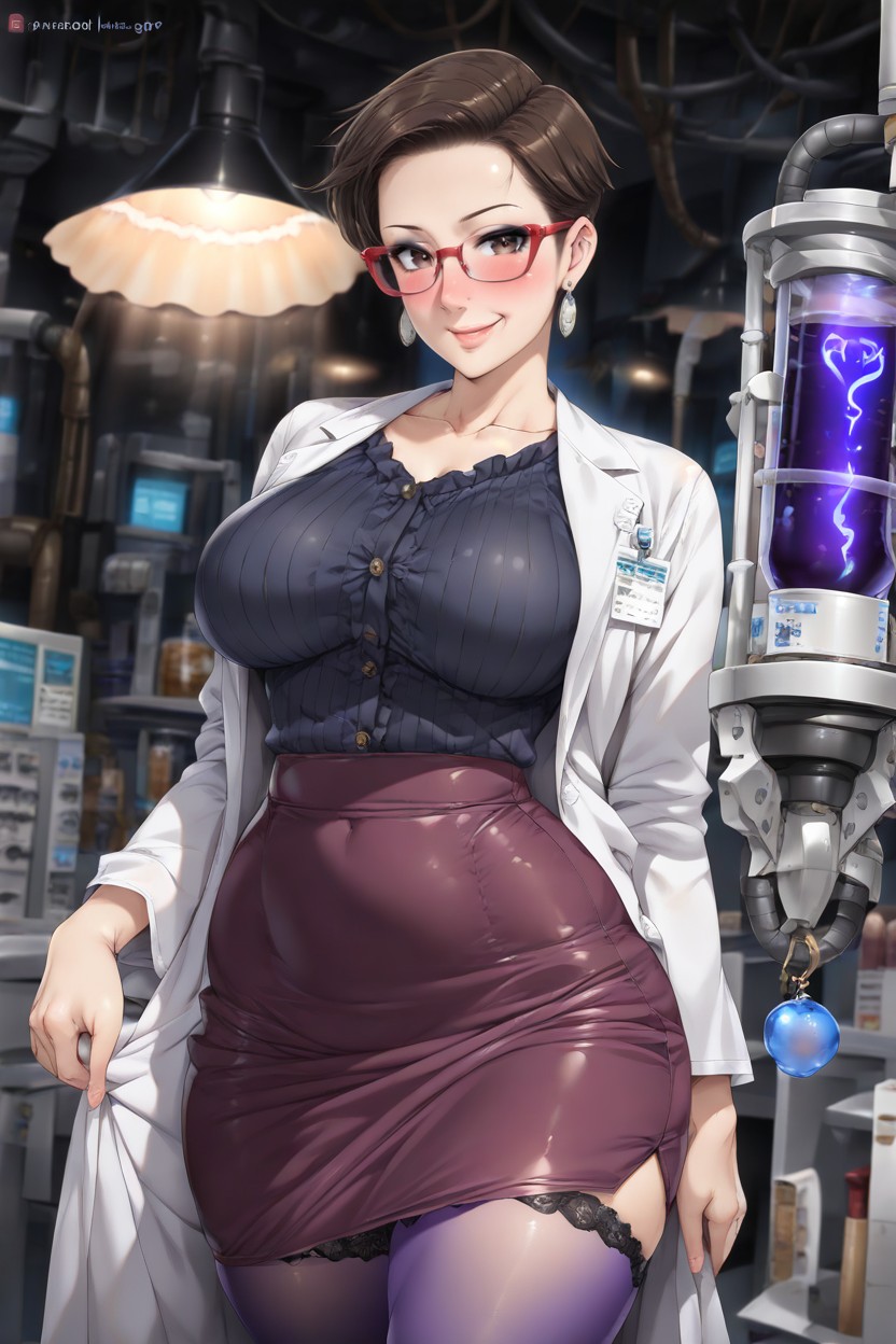 Curvy, Skinny, Model Pose Hentai AI Porn