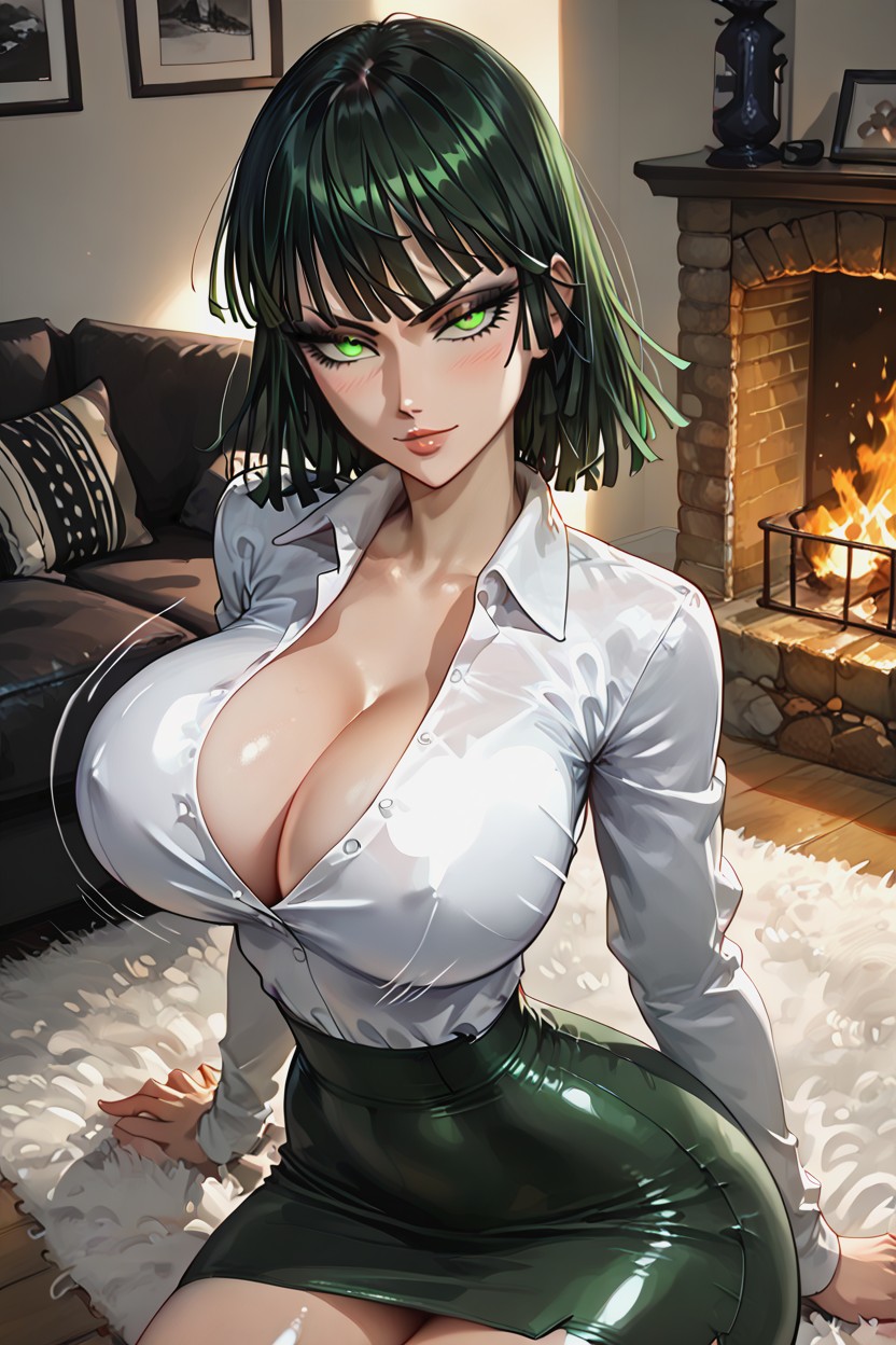 Warm Lighting, Bored, Contoured Stomach Hentai AI Porn
