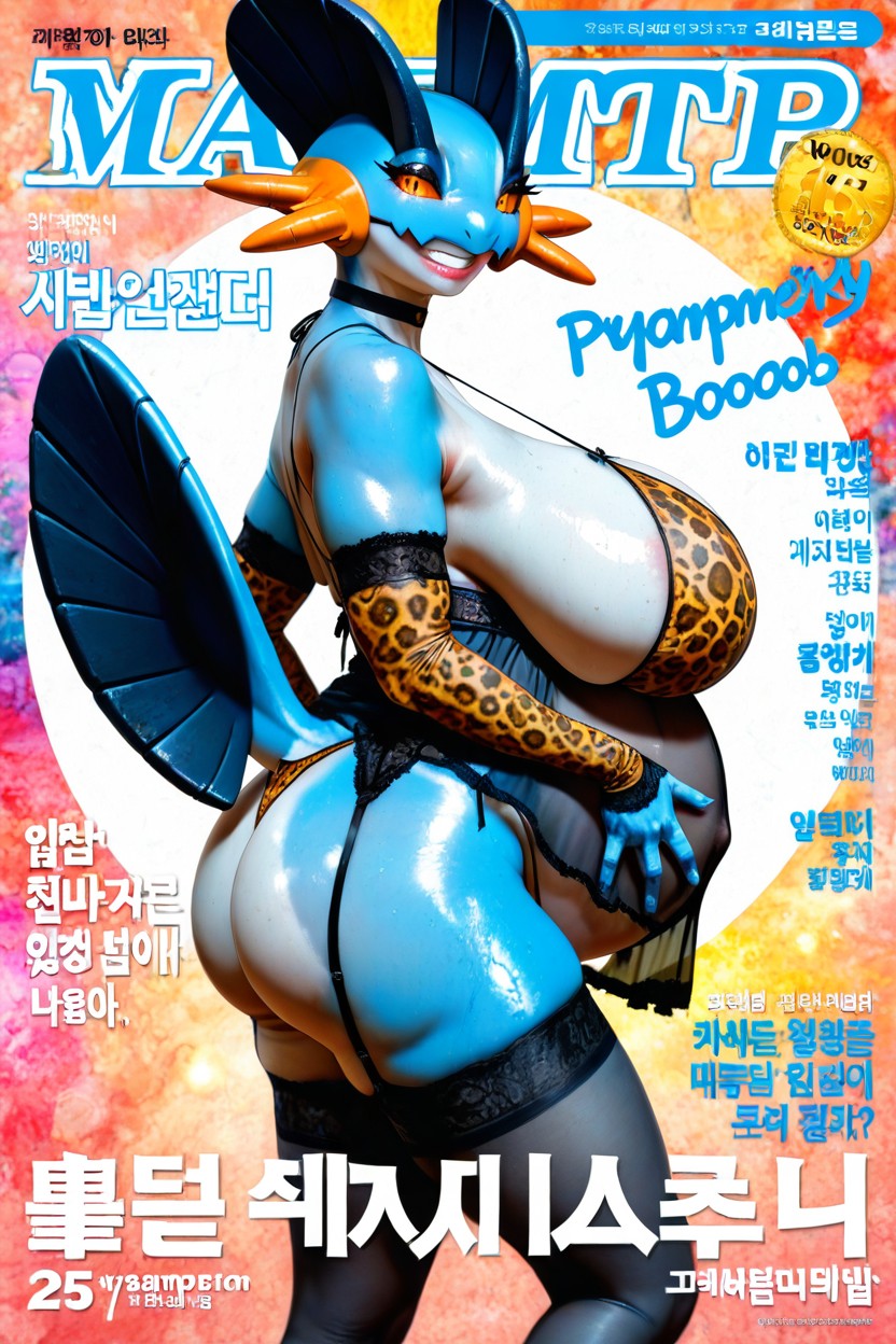 Happy, Side View, Furry Hentai AI Porn
