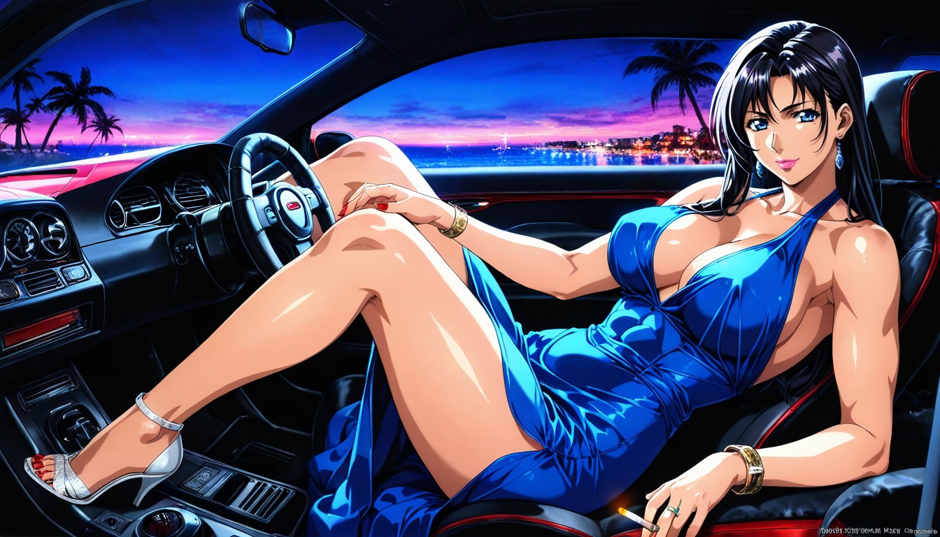 1 Person, Night, Extremely Beautiful Woman Hentai AI Porn