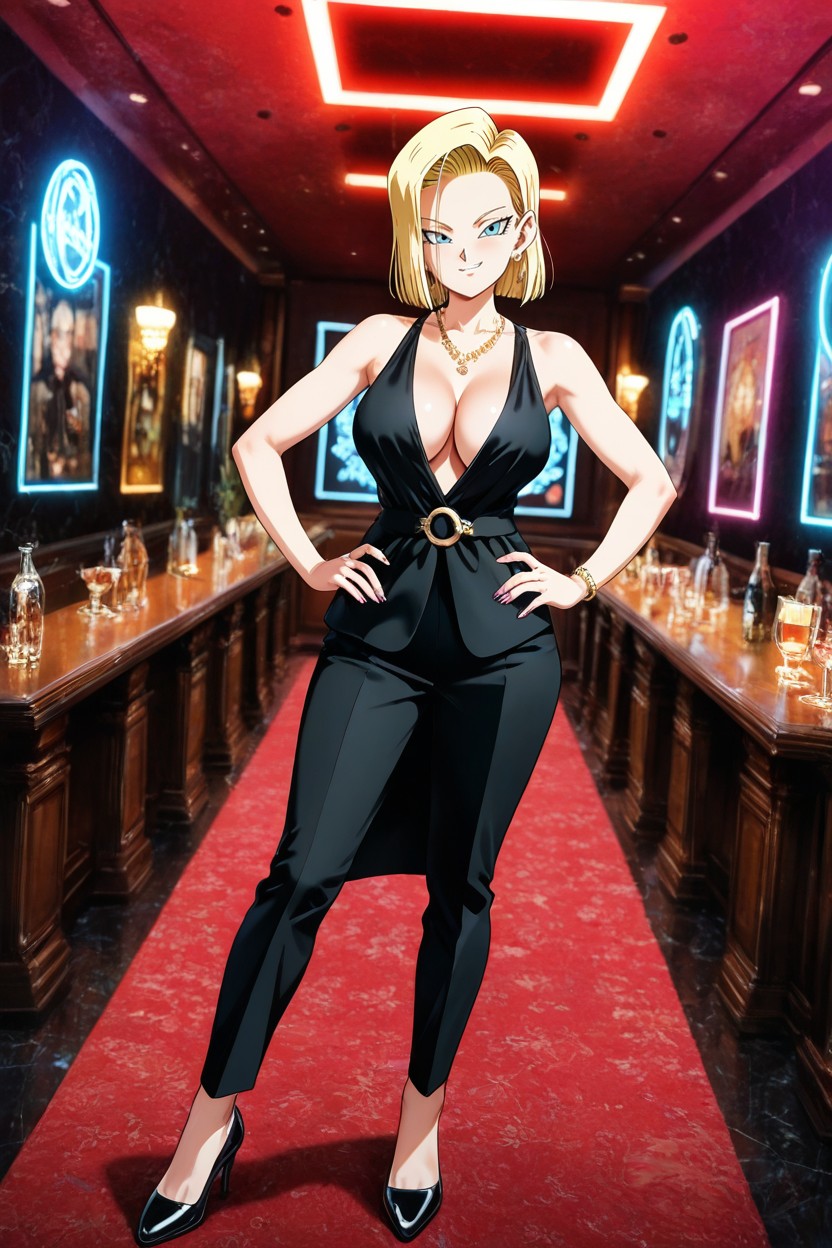 25+, Rounded Breast, Waist Shot Hentai AI Porn