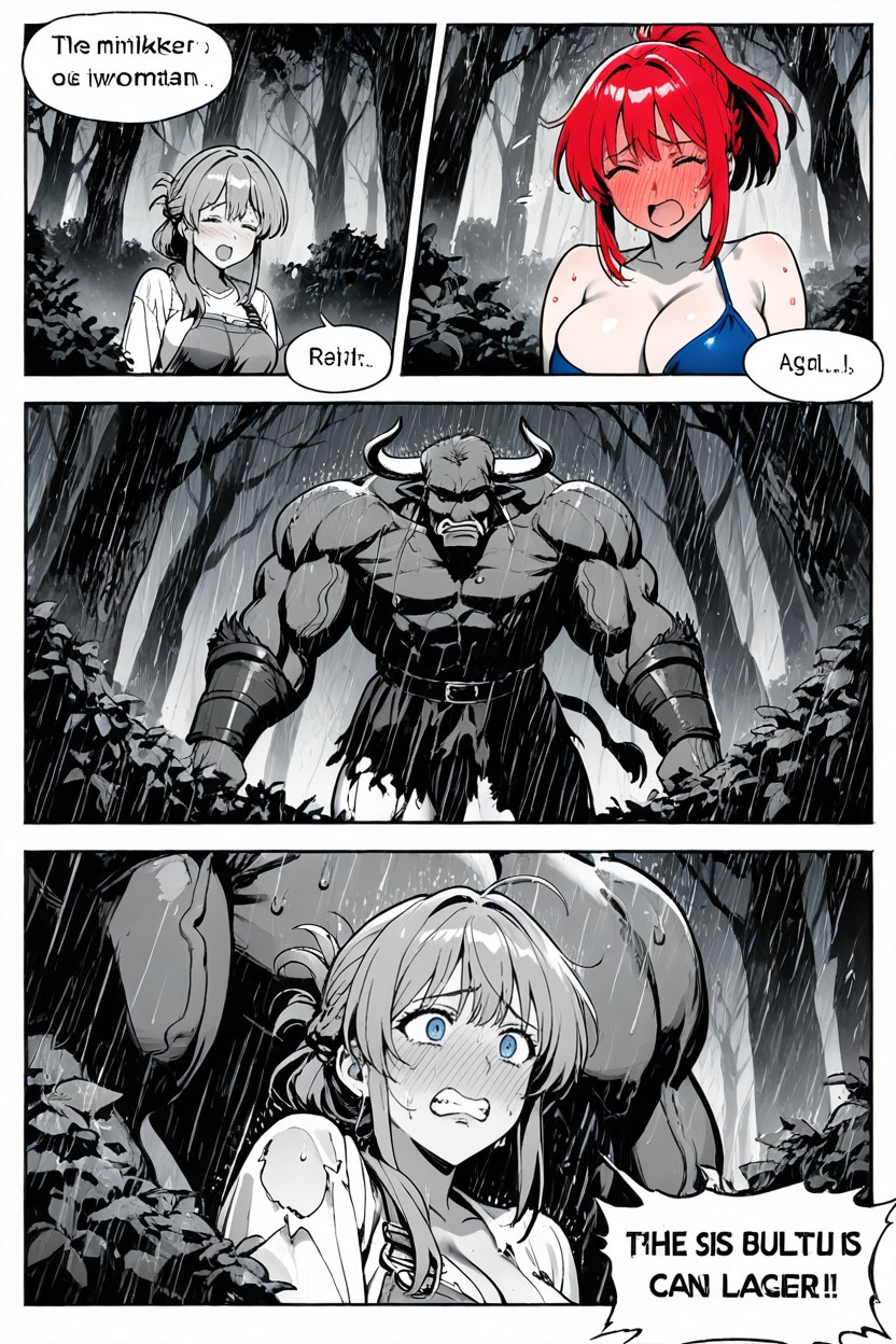 Hentai Manga Drawing, Best Illustration, High Resolution Hentai AI Porn