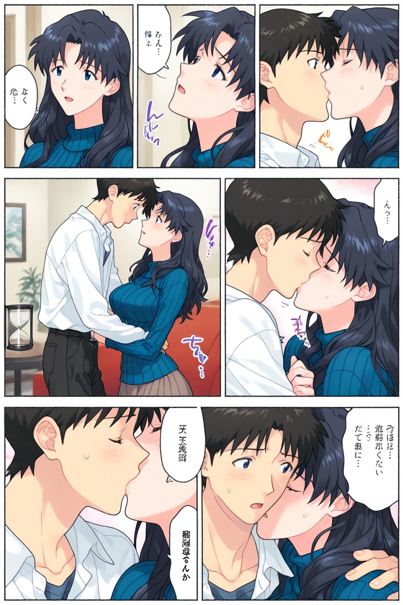 Black Hair, Bigger Male, Shocked Hentai AI Porn