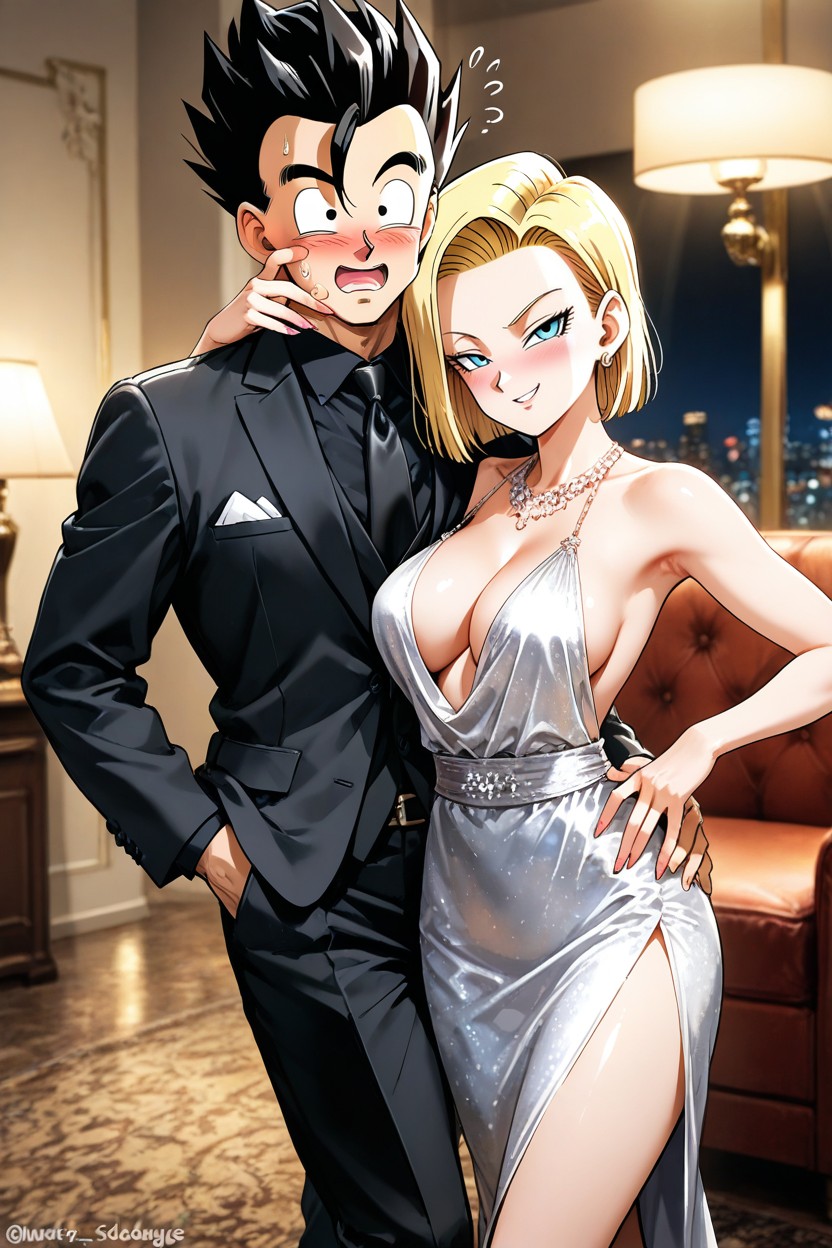 Medium Breast, Mischievous (smiling While Blushing), Expressive Faces Hentai AI Porn