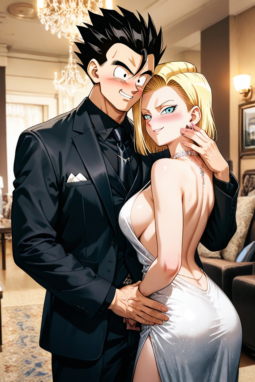 25+, In A Precise Anime Style With Clean Lines, 2 People Hentai AI Porn