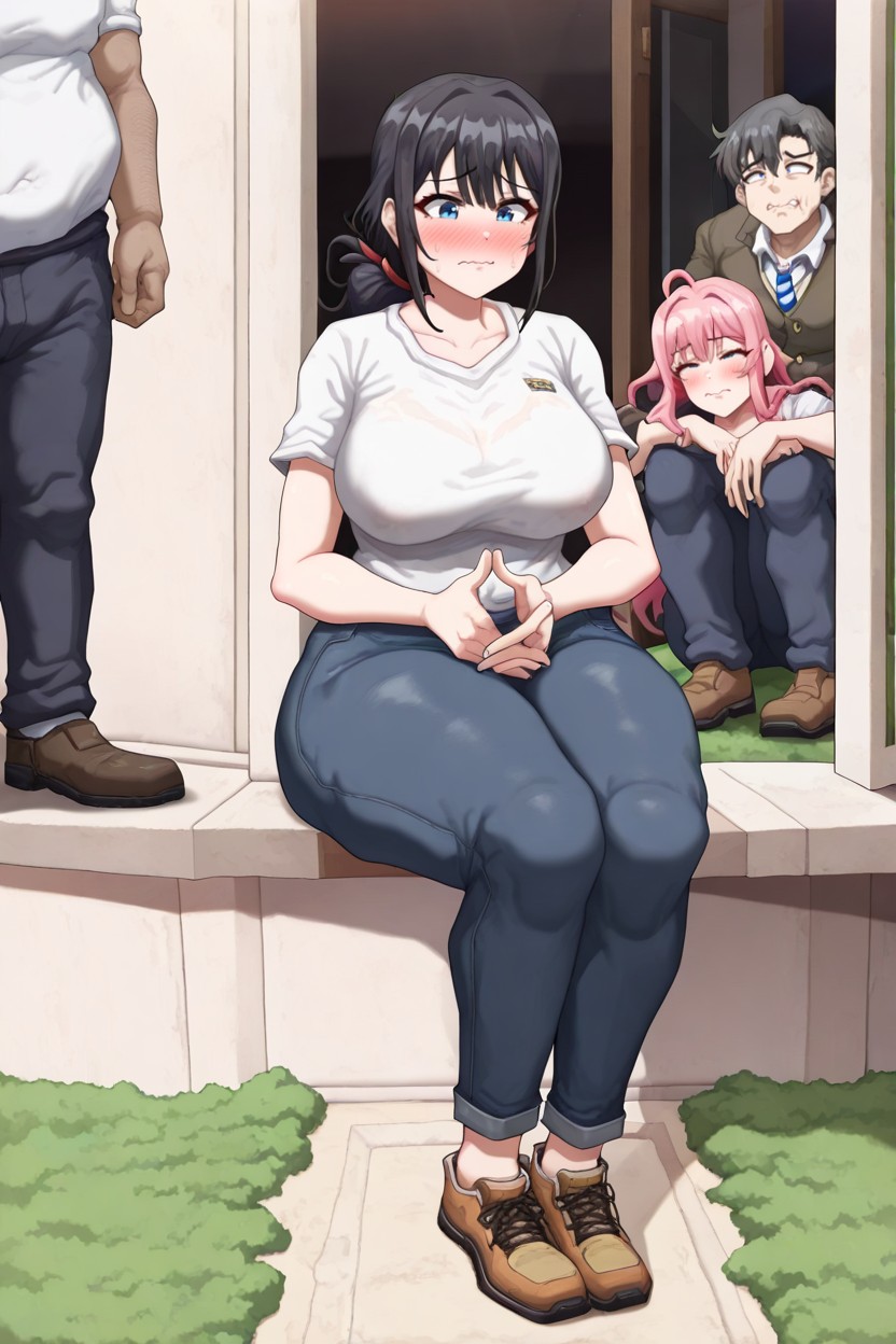 In The Corner, Male, Fair-skinned Hentai AI Porn
