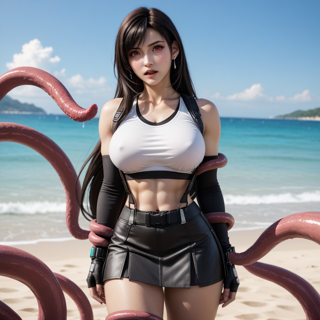 Smooth Body, Perfect Smooth Waistlines, Side View Hentai AI Porn