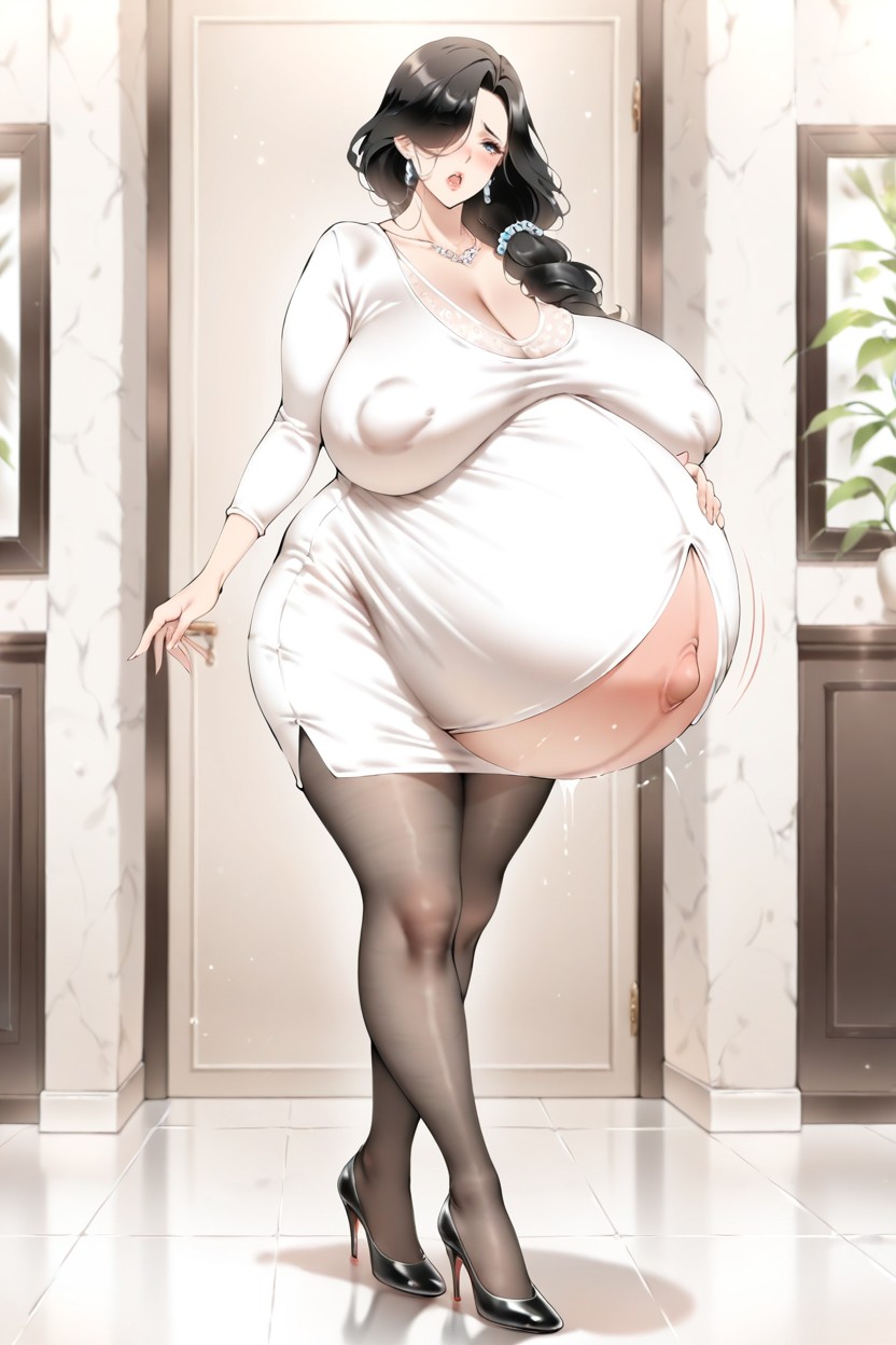 Neutral Pose, Korean, High Heel Hentai AI Porn