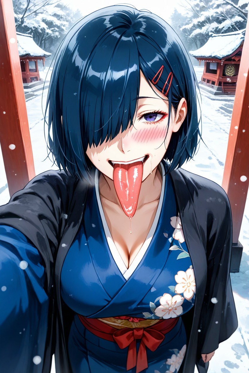 Shrine In The Snow, 25+, Hairlessness Hentai AI Porn