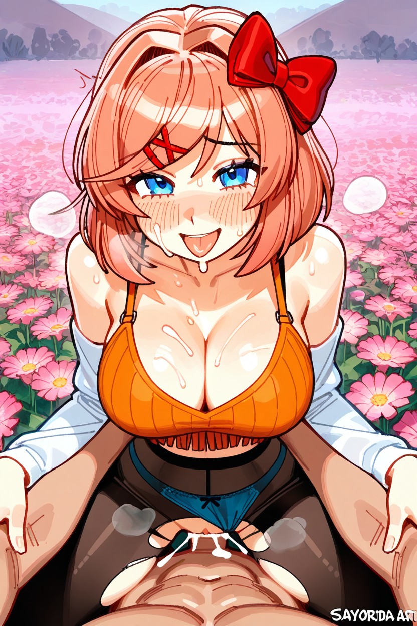 Creampie, Perfect Skin, Sleeveless Shirt Hentai AI Porn