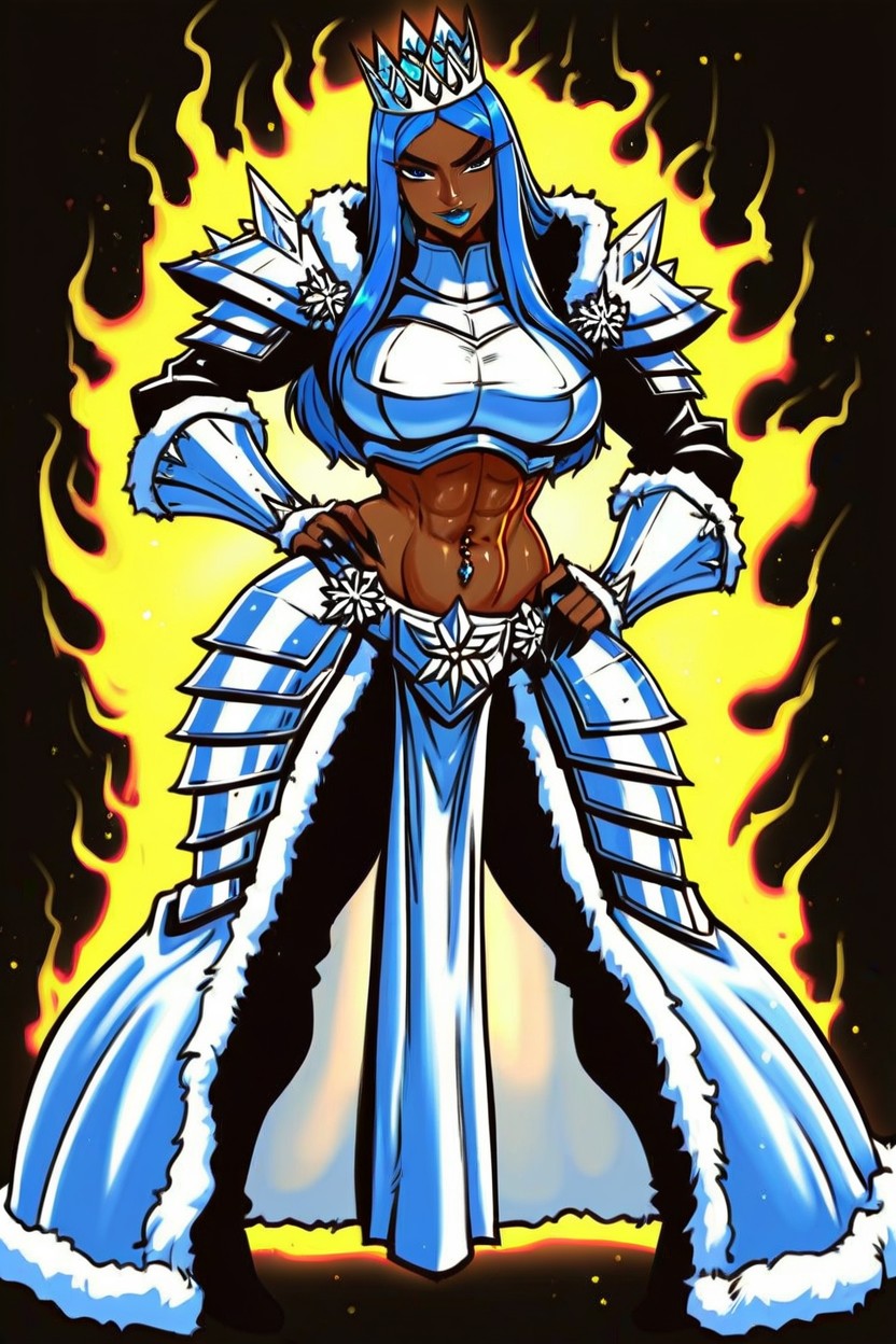 Detailed, African, Dark Skin Hentai AI Porn