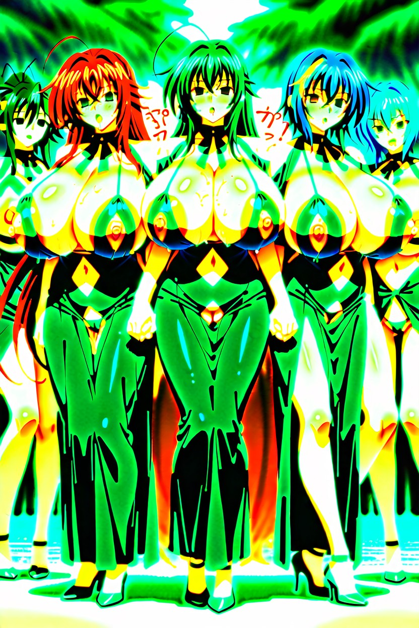 Beach, Open Mouth And Drooling Semen, Anime Coloring Hentai AI Porn