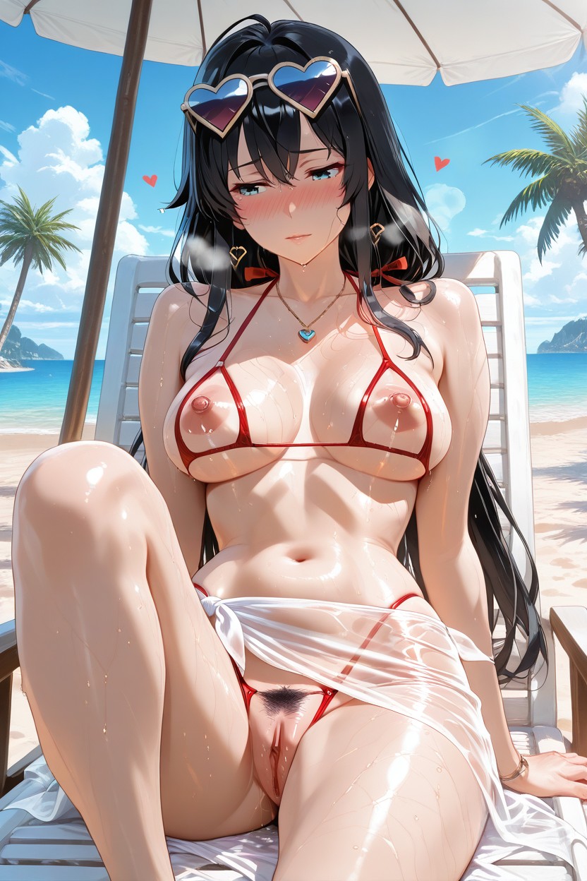 Naked, High Angle, Small Ass Hentai AI Porn