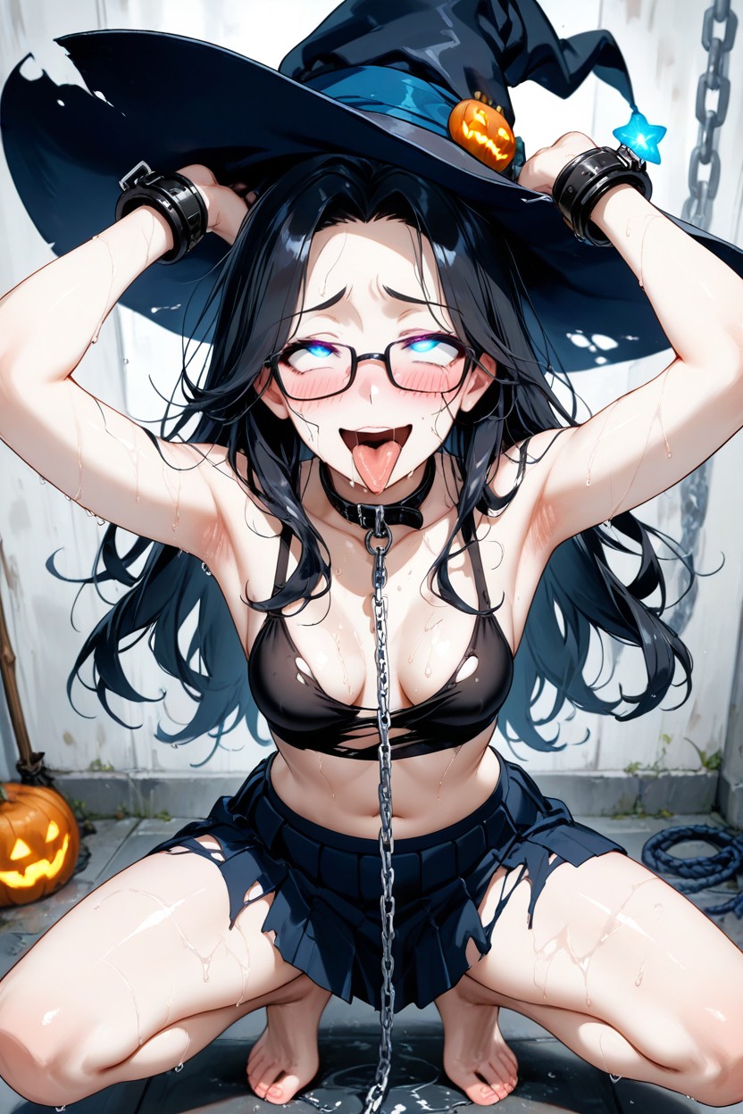 Pale Skin, Long Hair, Blue Eyes Hentai AI Porn