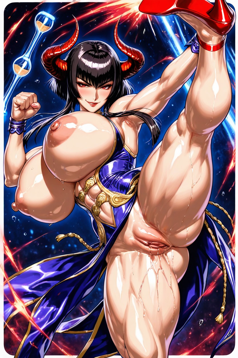 Fit, Hourglass Figure, Swollen Labia Hentai AI Porn