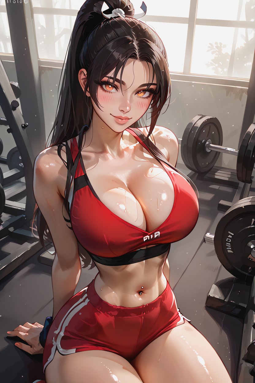 In Heat, Cute, Top Down Side View Hentai AI Porn