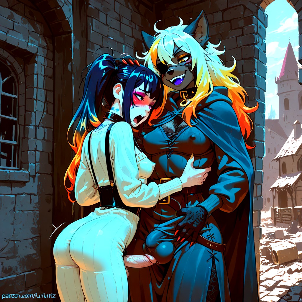 Pushing, Kobold, Medieval Hentai AI Porn