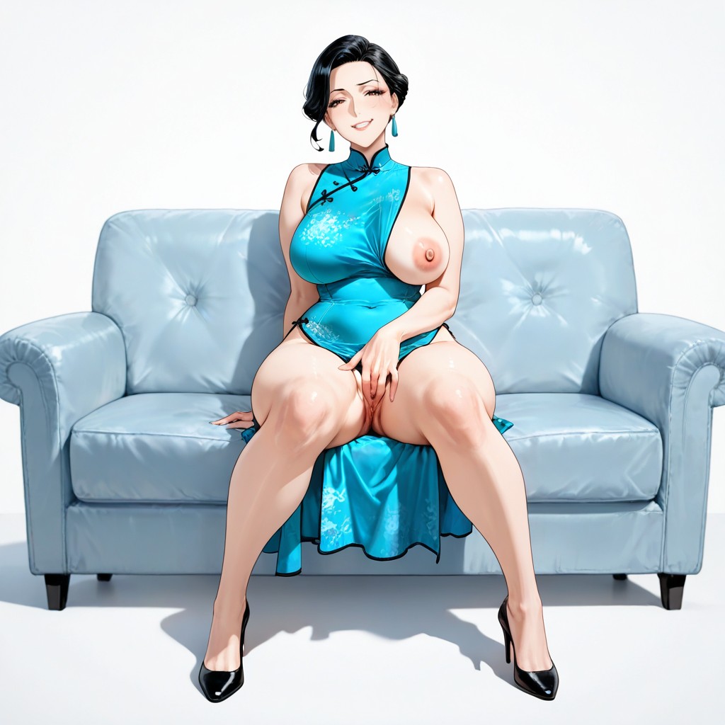 Skinny, Black Hair, 1 Person Hentai AI Porn