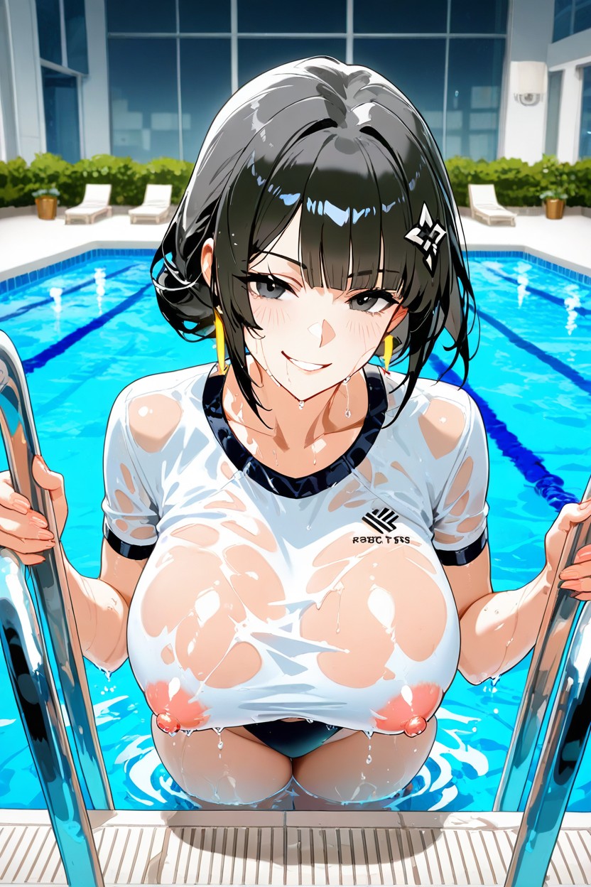 25+, Standing, Huge Ass Hentai AI Porn