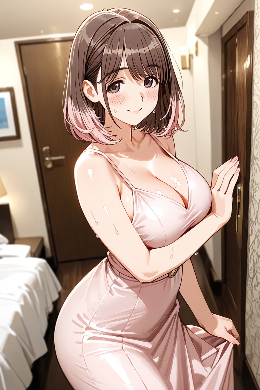 Ultra Detailed Face, Bob Hair, 25+ Hentai AI Porn