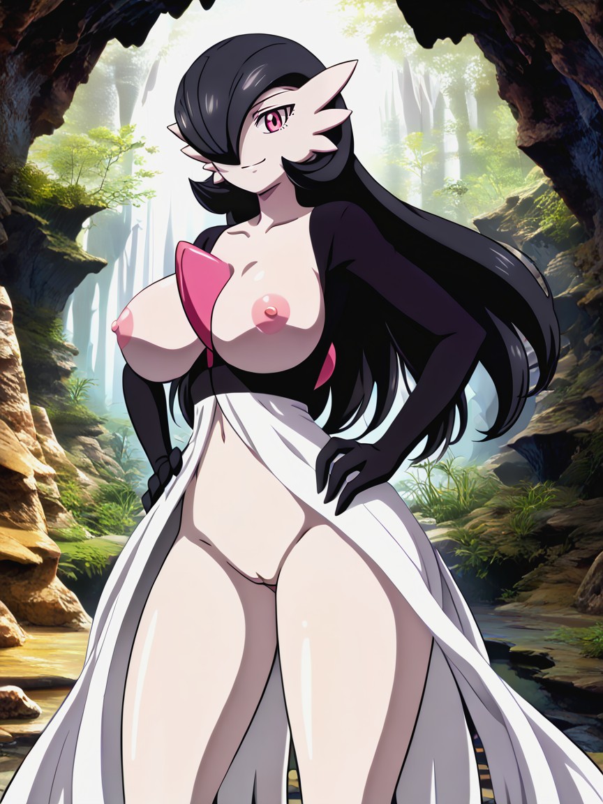Large Ass, No Gravity On Breasts, Hourglass Hentai AI Porn