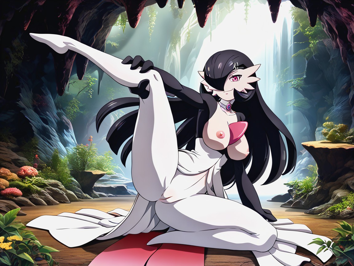 Smirk, Long Length, Gardevoir From Pokémon Hentai AI Porn