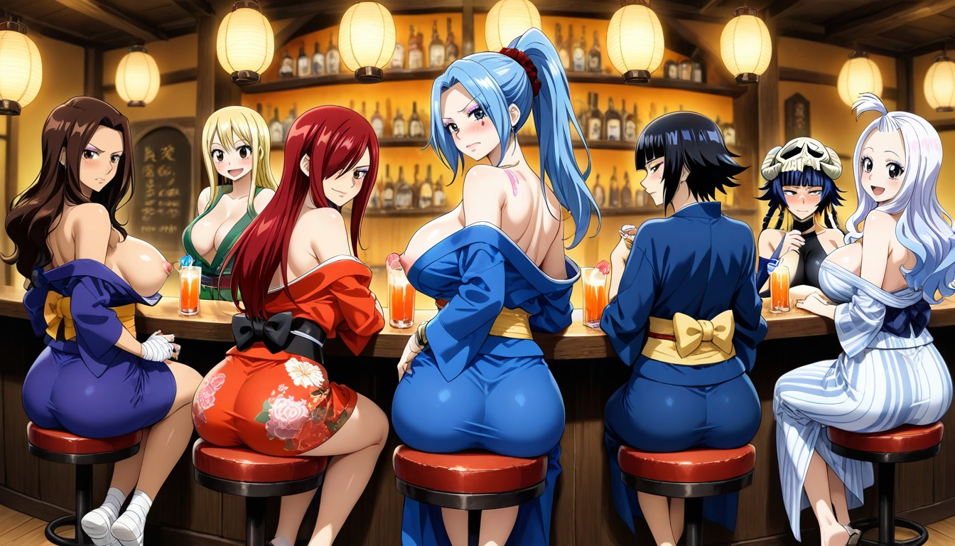 25+, Nipple Slip, Drinks Hentai IA