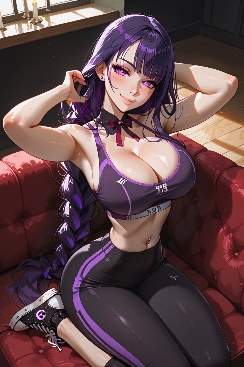 Beautiful Face, Extremely Seductive Expression, Looking At Viewer Hentai IA