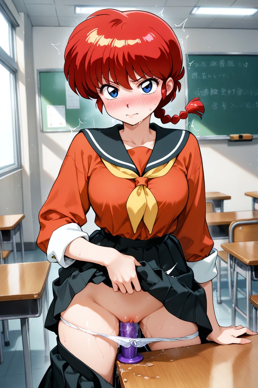 Salle De Classe, Cumming, Standing Porno IA Hentai